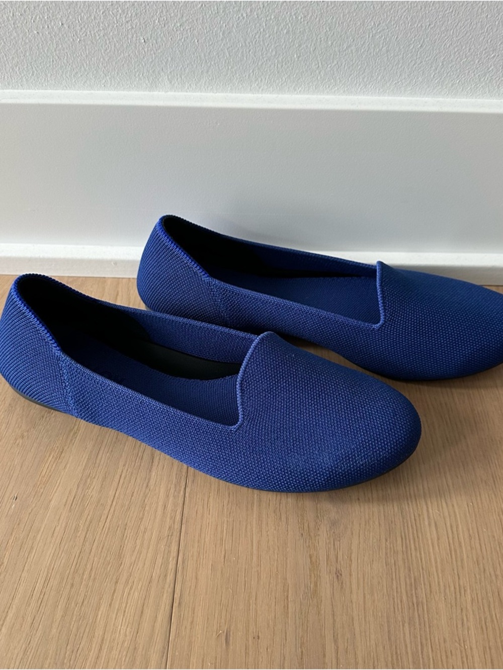 Rothy's Cobalt Knit lounge loafers